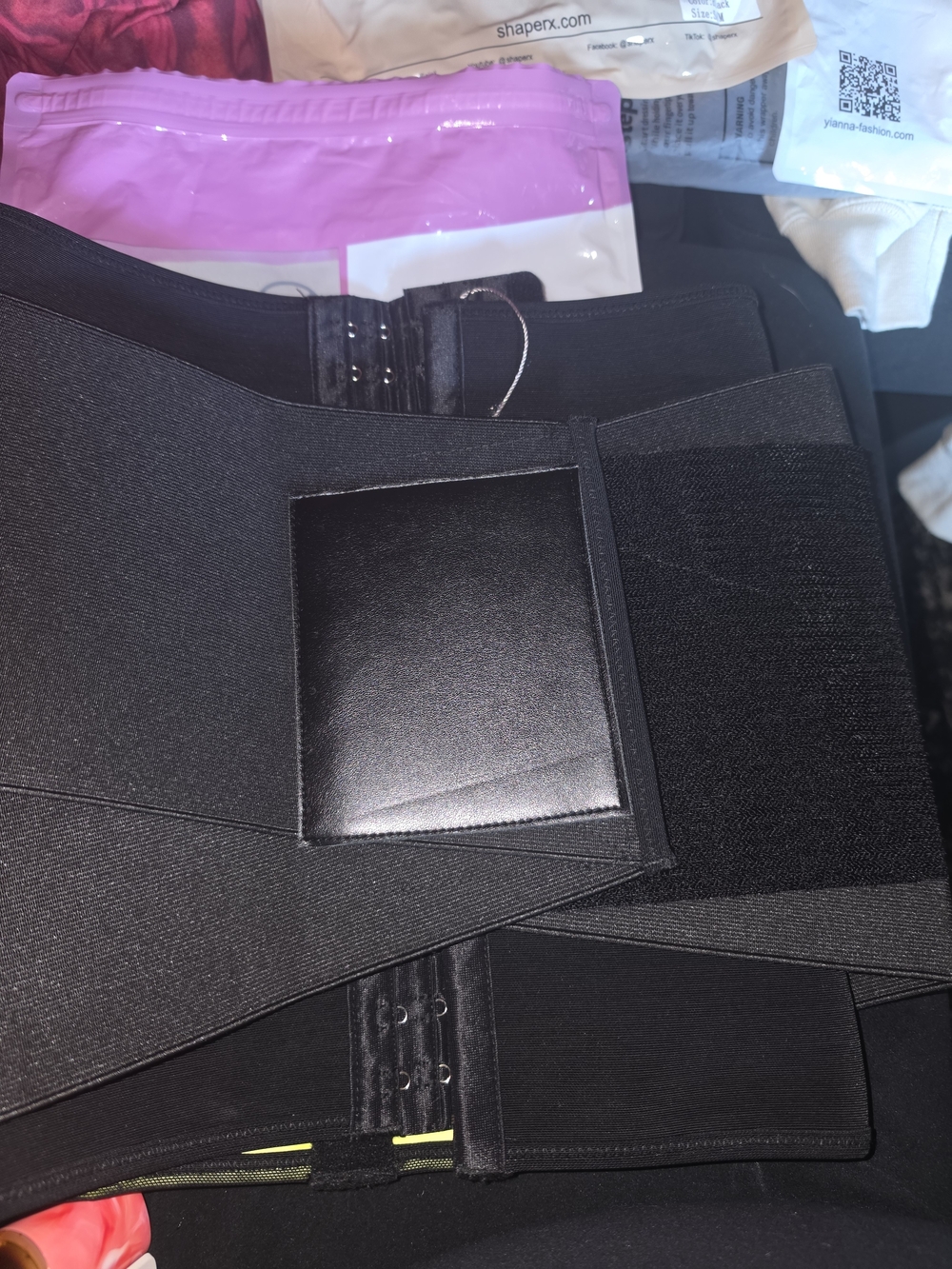 Yianna Targeted Waist Trainer Belt Black